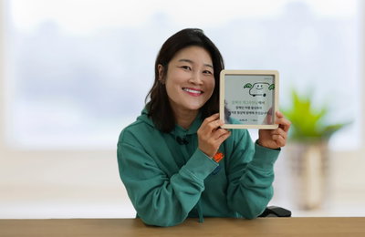 개그우먼 김혜선, 초록여행 응원릴레이 1호 주자로 참여
