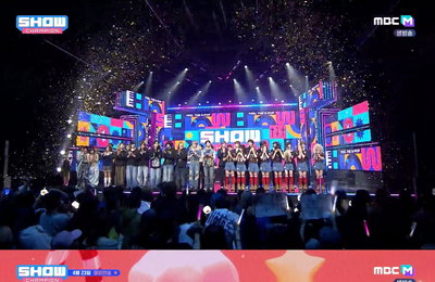 '쇼! 챔피언' 유니스, 데뷔 첫 음방 1위⋯ 물오른 미모+시원시원한 라이브 퍼포먼스 선사