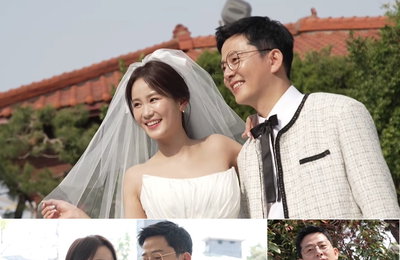 ‘준호 지민’ 김준호X김지민, 웨딩 촬영 현장 최초 공개