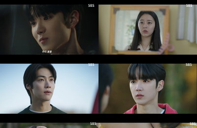 SBS <사계의 봄> 하유준-박지후, 달빛 아래 ‘첫 입맞춤’ 엔딩 "쾌속 설렘 폭주"