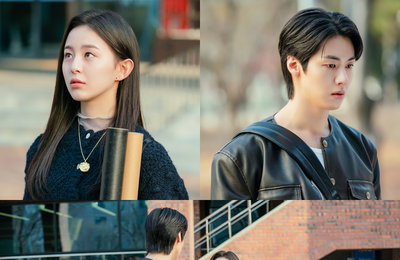 ‘사계의 봄’ 박지후X이승협, 눈물 포옹 후… 초심각 투샷에 고조되는 긴장감
