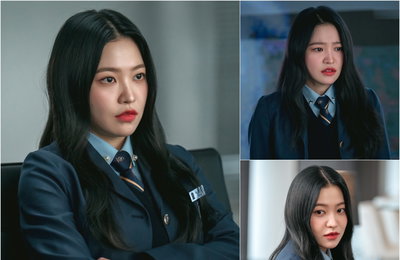 하이틴 심리 스릴러 <청담국제고등학교 2> 김예림, 차가운 카리스마의 귀환 예고 ‘눈빛이 서사’