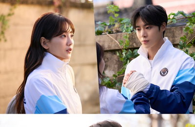 tvN 월화드라마 <견우와 선녀> 추영우 몸에 부적 새기는 조이현 포착, ‘견우일까 악귀 봉수일까’