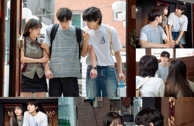<내 여자친구는 상남자> 유정후-츄, 윤산하 사이에 둔 삼각관계 예고 ‘마라탕 대첩’ 현장 포착