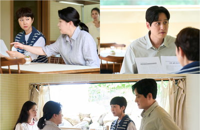 <첫, 사랑을 위하여> 염정아X김미경 관계의 진실은? 한밤중 불청객이 불러온 변화 ‘궁금증↑’