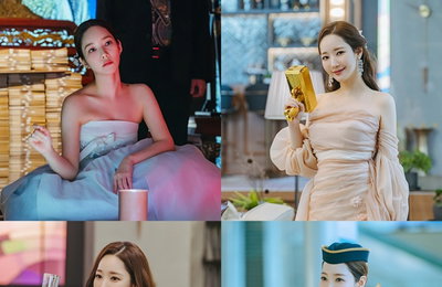<컨피던스맨 KR> 박민영, 얼굴 갈아 끼우기 신공 ‘레인보우 이미지 변신’ 퍼레이드