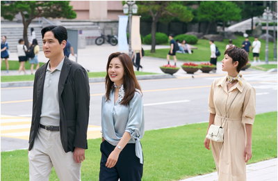 <첫, 사랑을 위하여> 염정아X박해준X오나라, ‘동상이몽’ 삼자 데이트 현장 공개