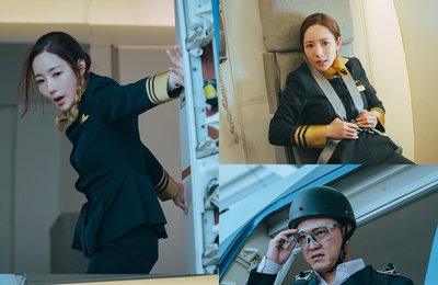 ‘컨피던스맨 KR’ 박민영, 빌런 정웅인과 하늘 위 대혼란 발발 마주한 사연은?