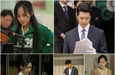 MBN 새 수목미니시리즈 <퍼스트레이디>, '대본 삼매경 & 열혈 모니터링' 생생한 촬영장 뒷모습에 기대감 폭등