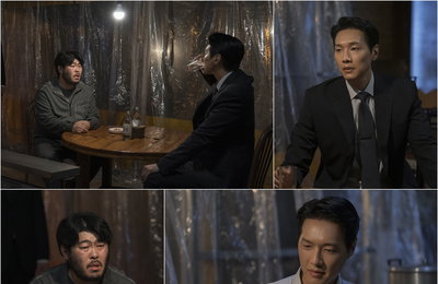 <퍼스트레이디> 지현우-김기방, 가슴 저릿 ‘포장마차 소주 독대’