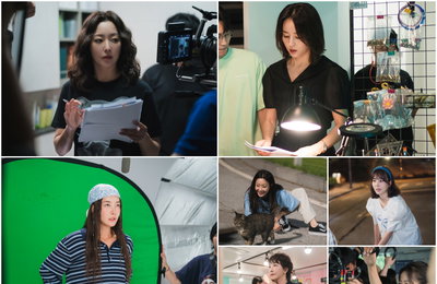 워맨스 드라마 TV CHOSUN '다음생은 없으니까', 세 여배우의 '열정+유쾌' 촬영 현장 포착
