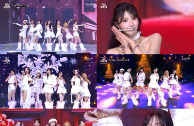 러블리즈, '가요대축제'서 순백의 여신 자태 뽐내…'Ah-Choo' 커버 무대 이어 '종소리'로 팬심 저격
