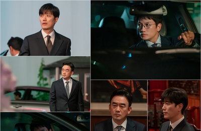 <판사 이한영> 2회 엔딩 '파격' 지성, 사법부 권력자 박희순 '큰 그림' 저지할까