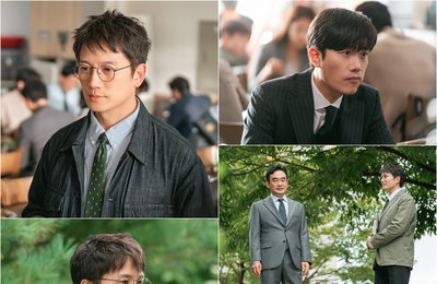 MBC ‘판사 이한영’ 지성, 박희순과 '심상찮은' 독대…사법부 뒤흔든 병역 비리 여파